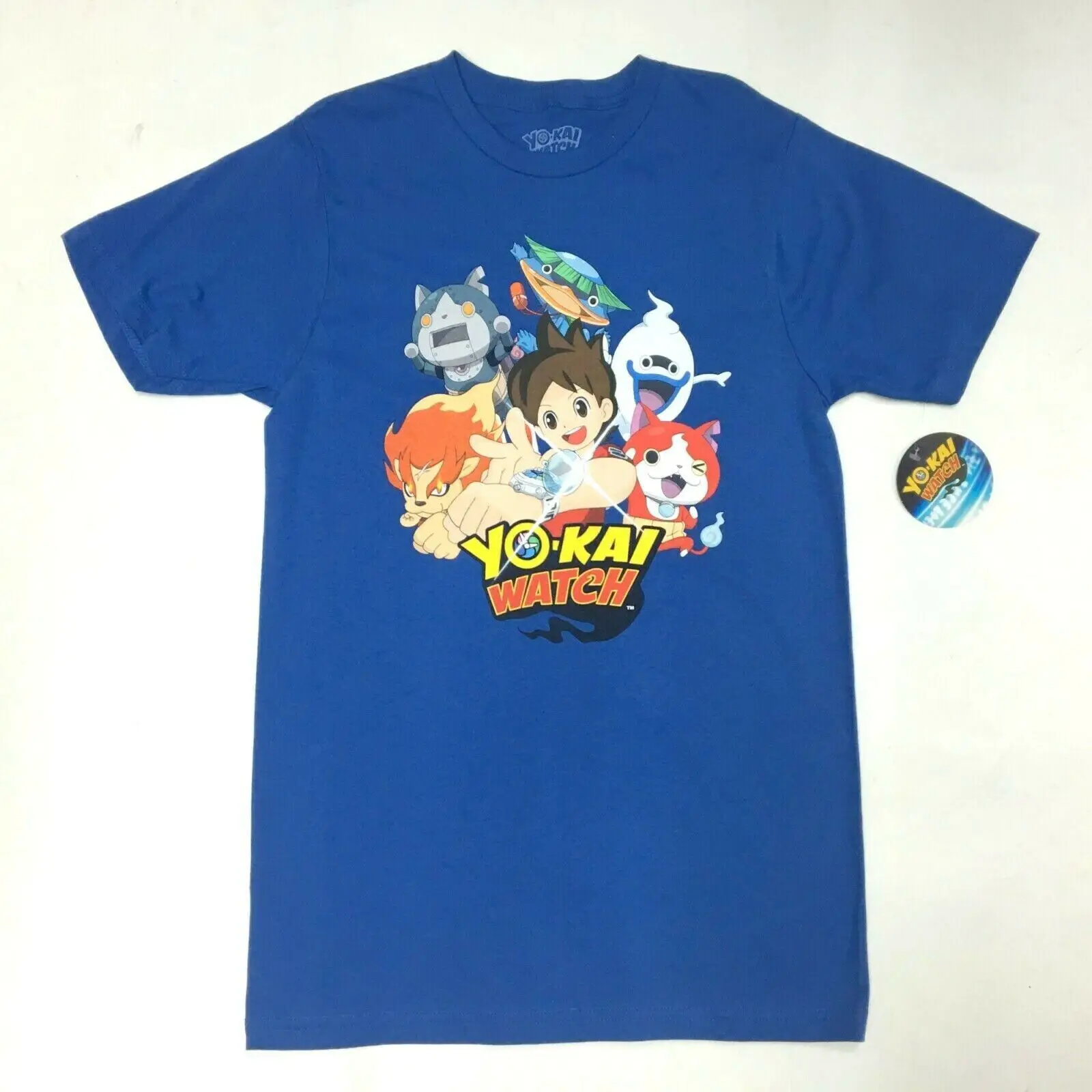 Anime Yo-Kai Yokai Watch Characters T-Shirt Nwt 100% Autentico