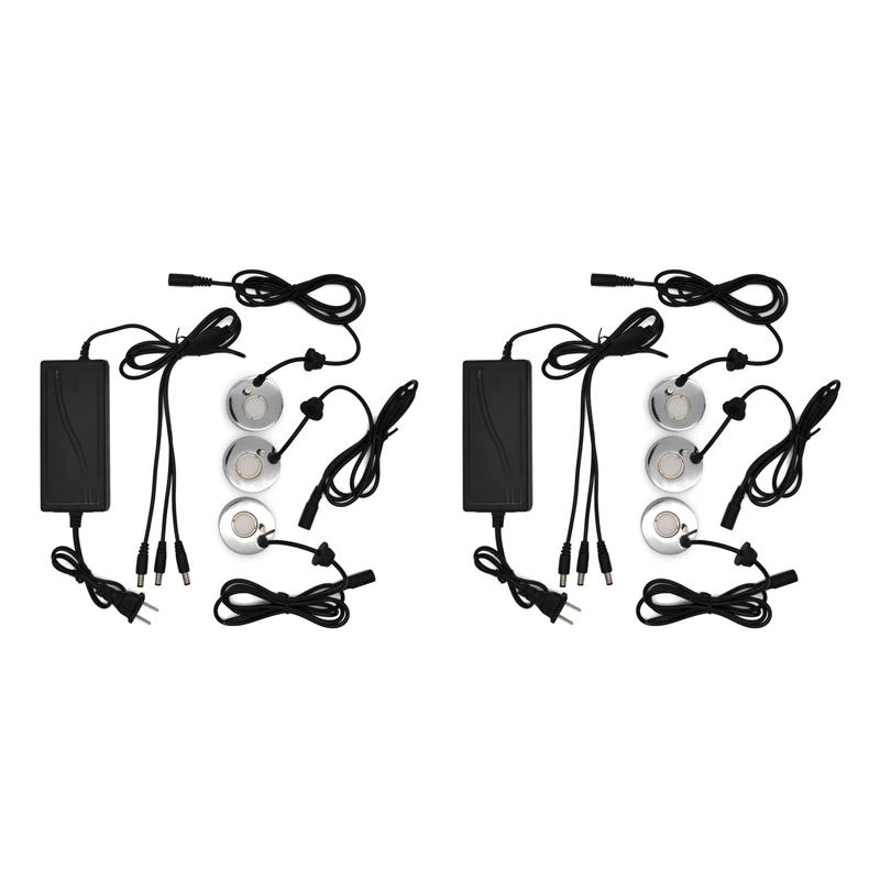 

Mist Maker Fogger Ultrasonic Humidifier 6Pcs Atomizing Heads Water Fountain Pond Fog Atomizer Air Humidifier US Plug