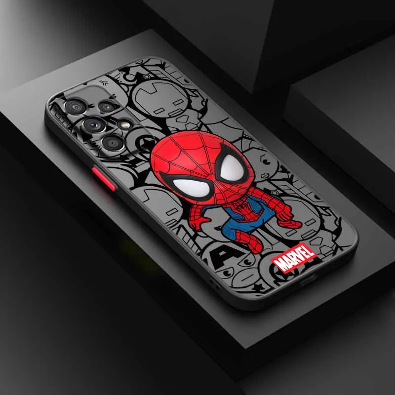 Superhero Spider-Man Frosted Translucent Phone Case