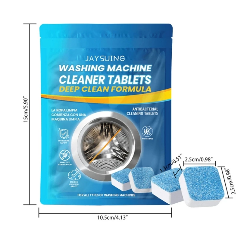 Deep Cleaning Washing Machine Tablets Effective Dirt and Odor Removal Multifunction Laundry Machine Sweeping Supplies washing machine tablets washing machine cleaner tablets