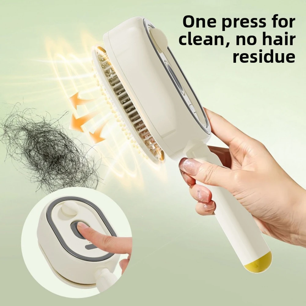 Spray per la Cura dei Capelli con Pettine Massaggiante, Spazzola Vibrante per Massaggio del Cuoio Capelluto, Massaggiatore per la Testa, Spruzzatore per Capelli, Spazzola Atomizzante, Applicatore di Olio per Capelli - immagine 4