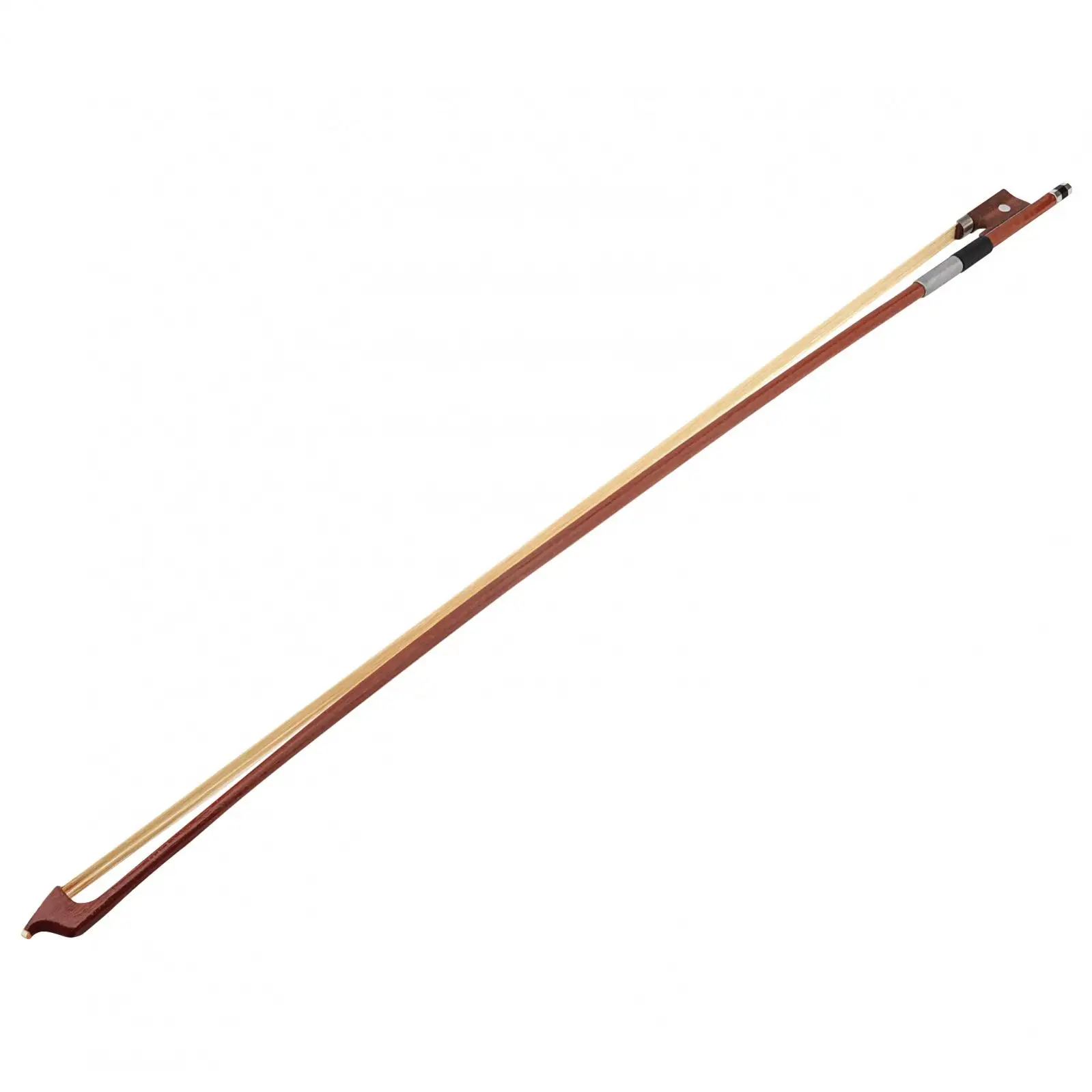Brazilwood White Horsehair Violin Bow 1/4 4/4 6 Styles with Accessories