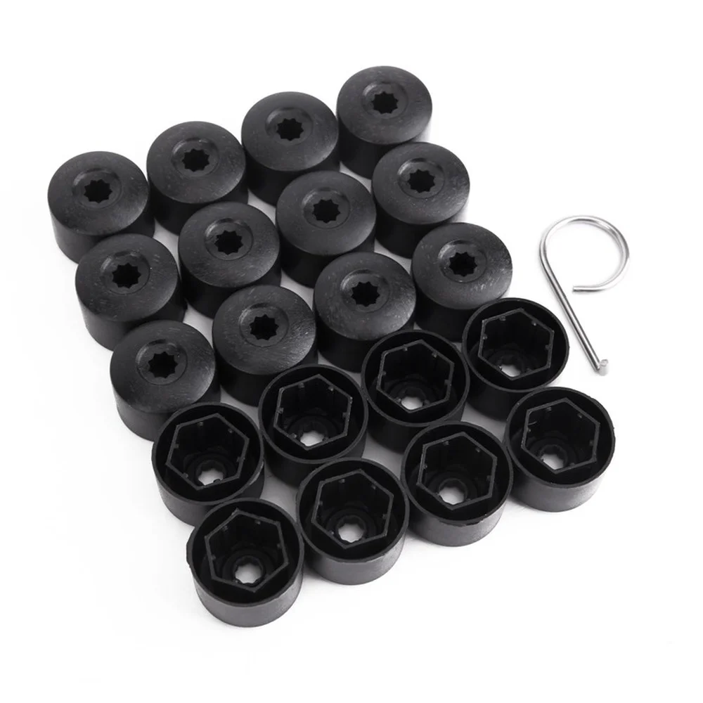 20Pcs 17mm Wheel Nut Bolt Caps Covers For Volkswagen VW Golf Bora Passat wheel hub covers wheel hub caps