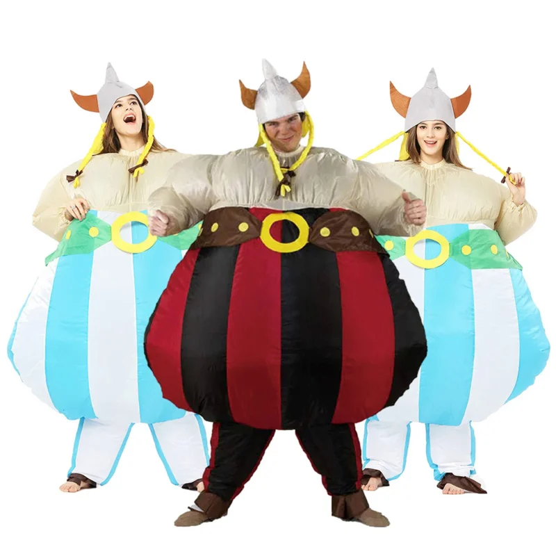 

Взрослый матрос викингов, косплей, надувной костюм, Хэллоуин, карнавал, бар, ночной клуб, праздничный наряд, Комплект комбинезонов для маскарада и вечеринки