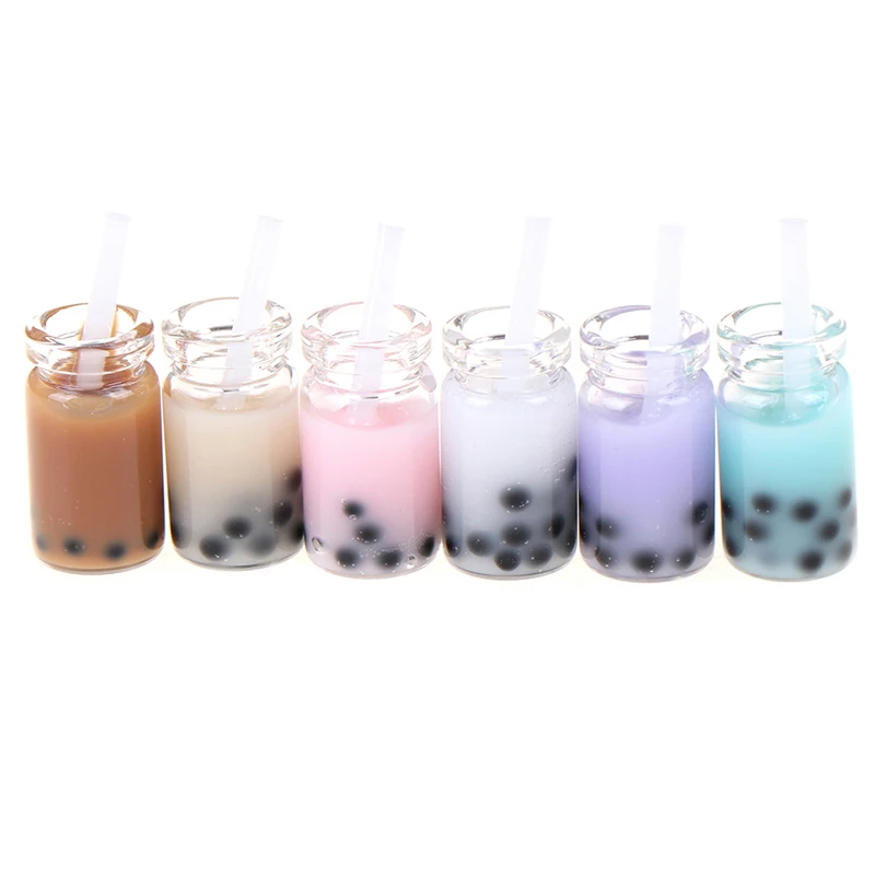 Doll Accessories Doll Clothes Accessories Plush Doll Accessories 3Pcs/Lot 1:12 Doll House Miniature Tea With Milk Cups Food Drink Beverage Toy Decoration Dolls Accessories