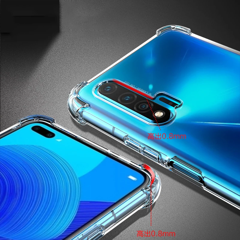 Ultrathin Clear Airbag Shockproof Phone Case - Soft TPU Crystal Cover