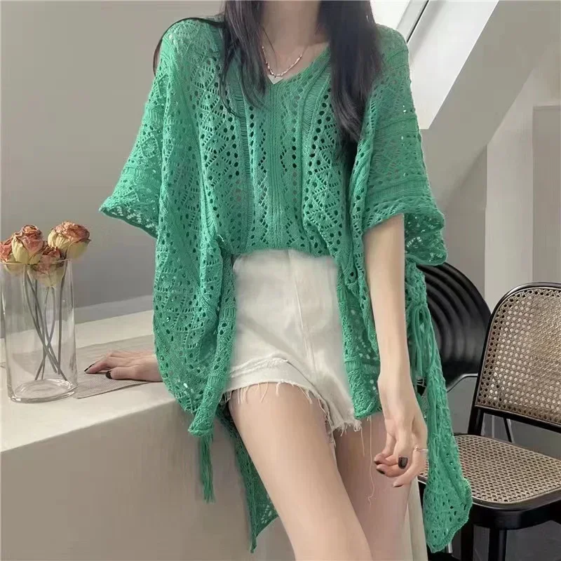 Women Knitted Loose Fit Summer Top