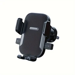 Universal Foldable Rotatable Car Phone Holder Stand - Air Vent Mount Auto Interior Accessory (Black)