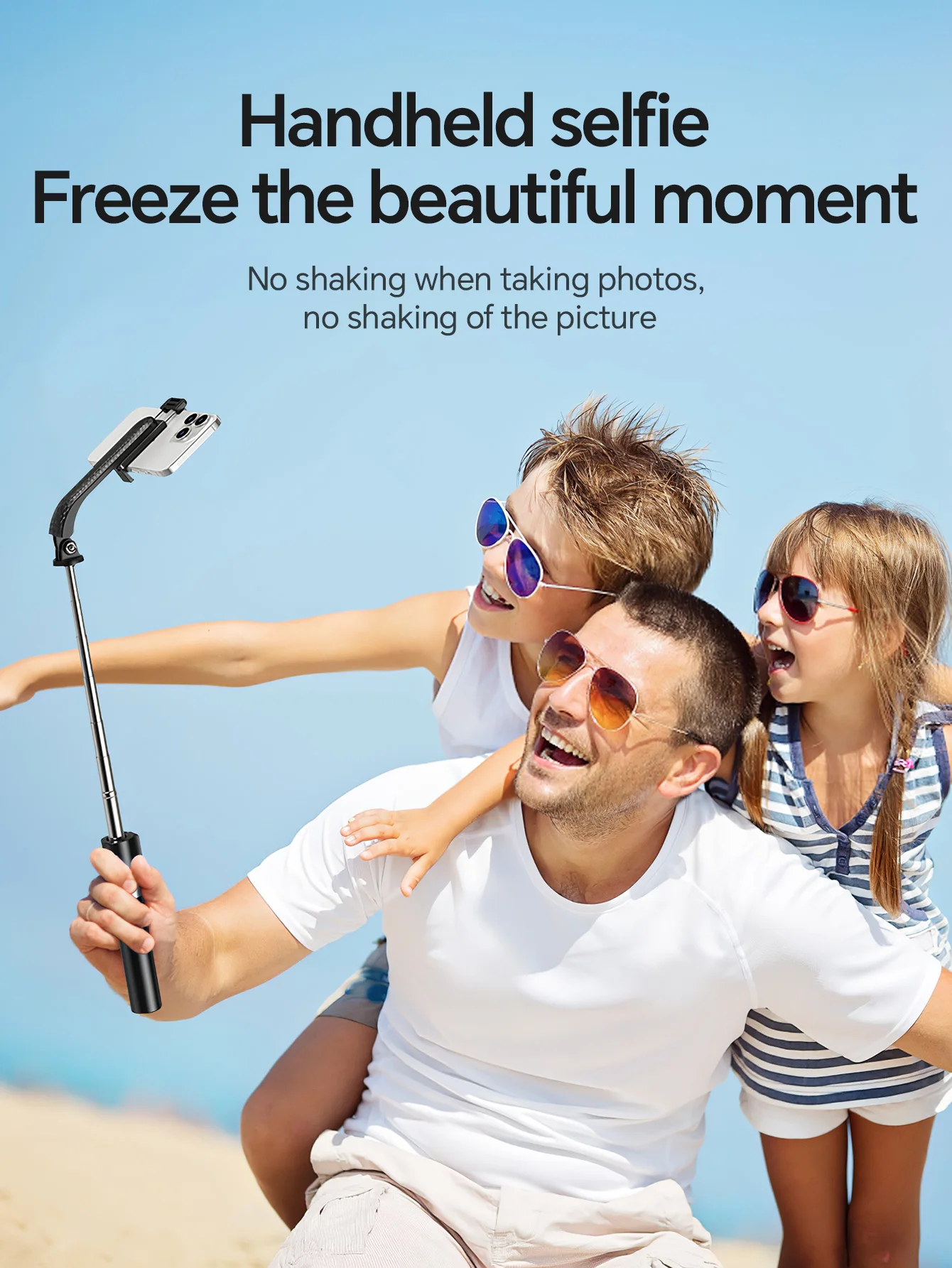 HOCO K20 2-in-1 Selfie Stick Tripod with Bluetooth Remote
