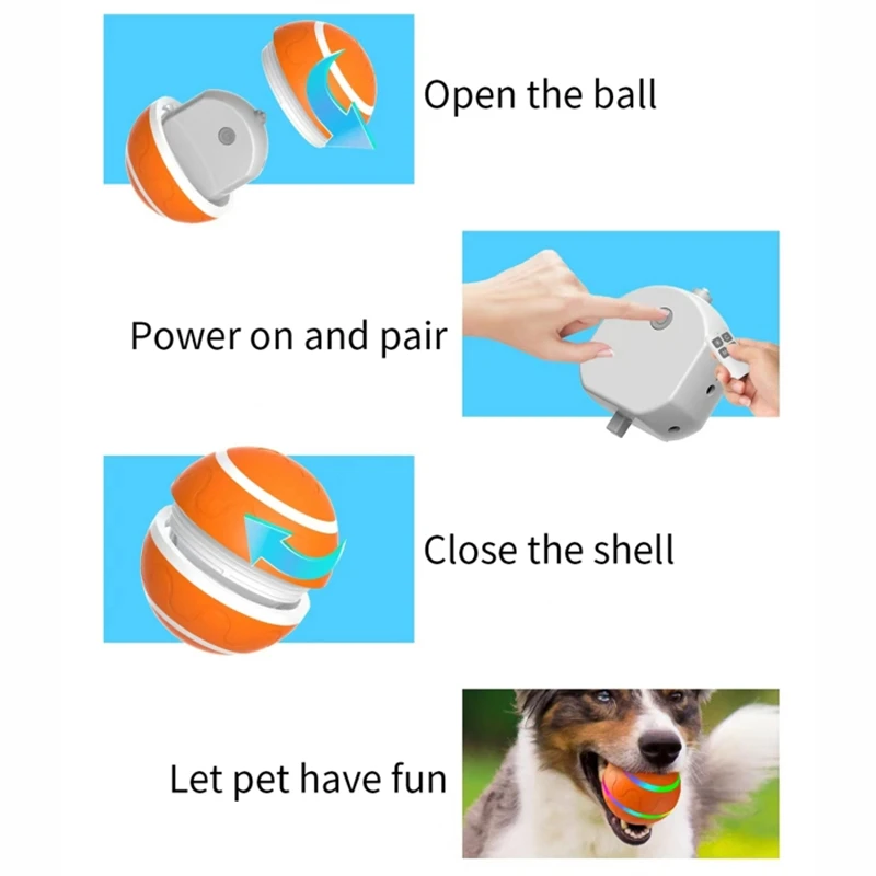 Smart Interactive Pet Ball - The Ultimate Dog Chew Toy for Aggressive Chewers