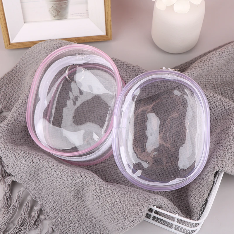 10CM Widened Version Transparent Bag Keychain Display Bag Storage Case Organizer Box Storage Pouch Wallet Toy Doll