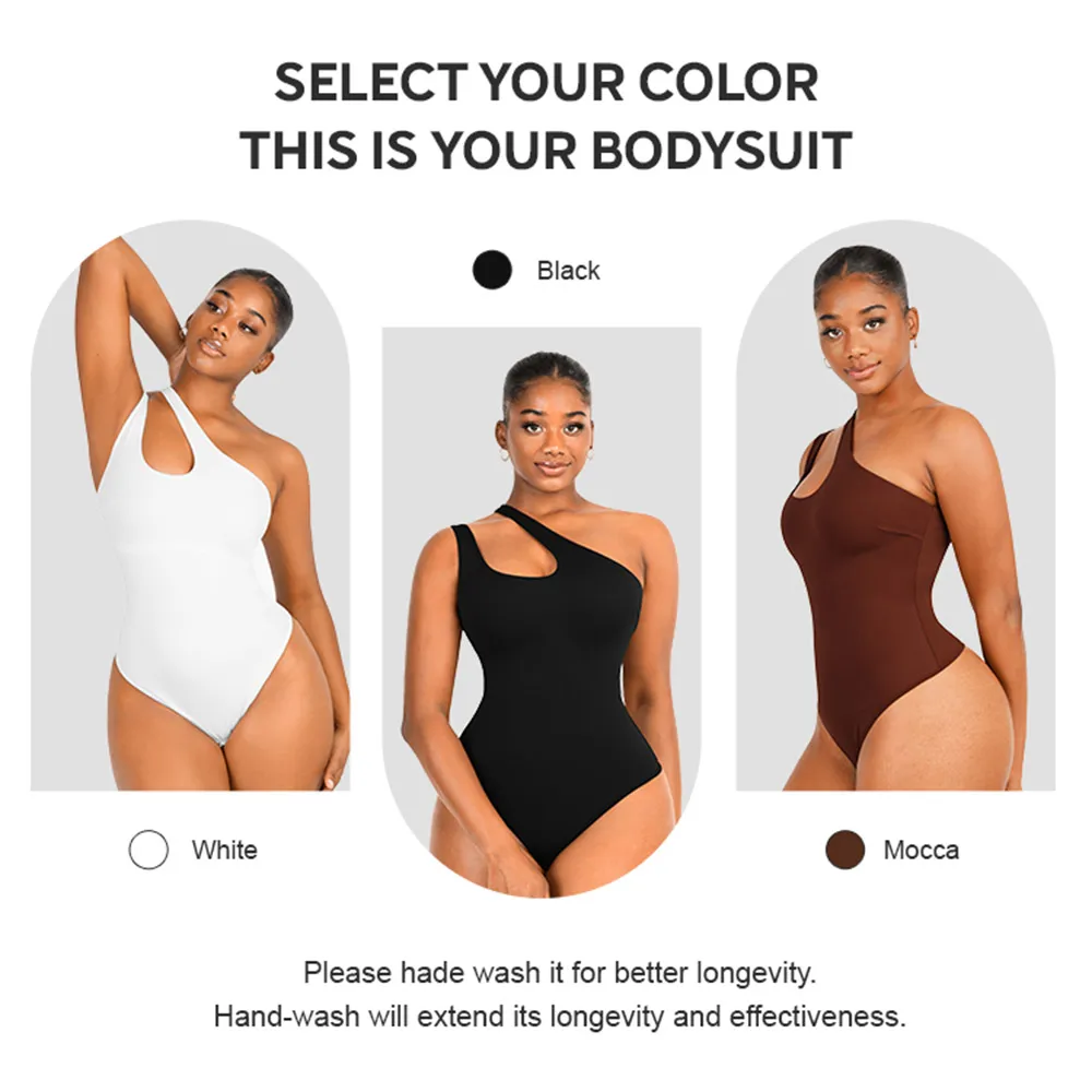 Fajas Colombianas One Shoulder Double Layer Bodysuit Seamless Waist Trainer Body  Shaper Women Tummy Control Butt Lifter Corset - Shapers - AliExpress