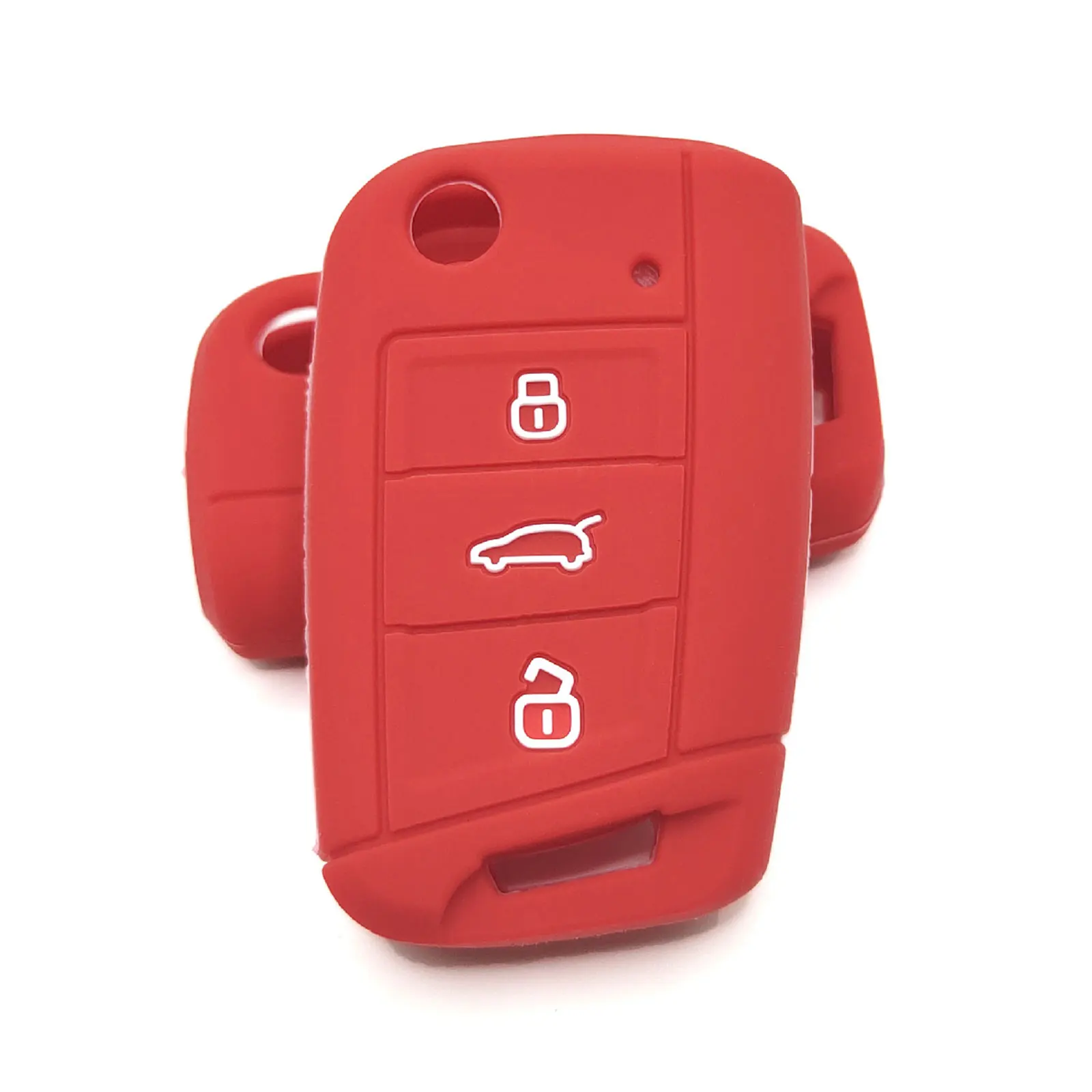 Car Key Cover Case Holder For VW Golf 7 T-Cross Polo T-Roc Skoda Octavia A7 Fabia Leon Rapid Karoq Seat Leon ATECA IBIZA TOLEDO key case key case cover