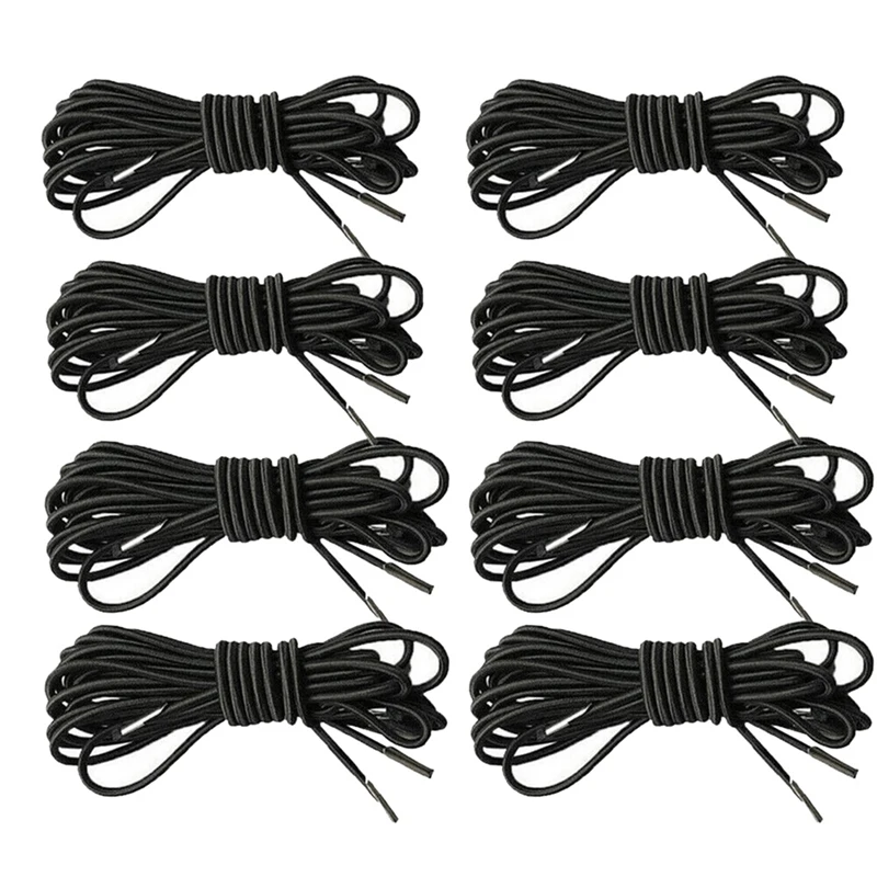 

8Pcs Elastic Camping Multistrand Dichotomanthes Rope Sun Loungers Fixing For Repair Rope Cord Kit