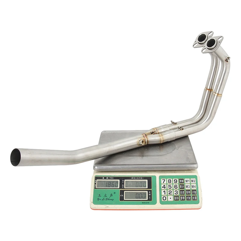 Slip On For KAWASAKI Ninja400 Ninja 400 Motorcycle Connect Original Exhaust Escape Moto System Modify Front Mid Middle Link Pipe - Image 6