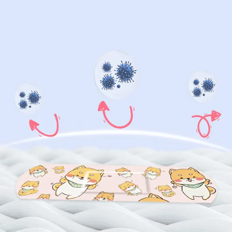 120Pcs Breathable Wound Heal Patch First Aid Cartoon Unicorn Waterproof Band Aid for Children Self- Adhesive Plaster Bandage 4