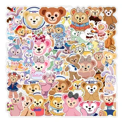 25/50/100Pieces of Cartoon Cute Bear Animals Doodle Graffiti Stickers Helmet Waterproof UU Gift Bullet Journal Sticker Flakes
