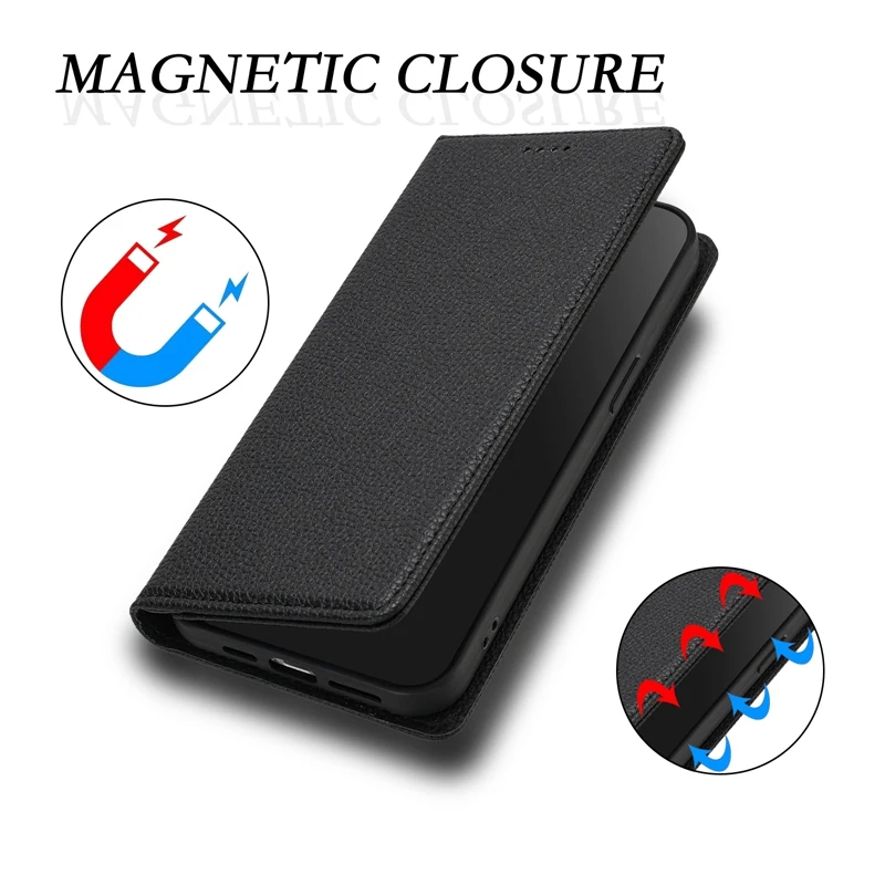 Stylish Wallet Slot Magnetic Phone Case - Sleek Cover with Card Holder