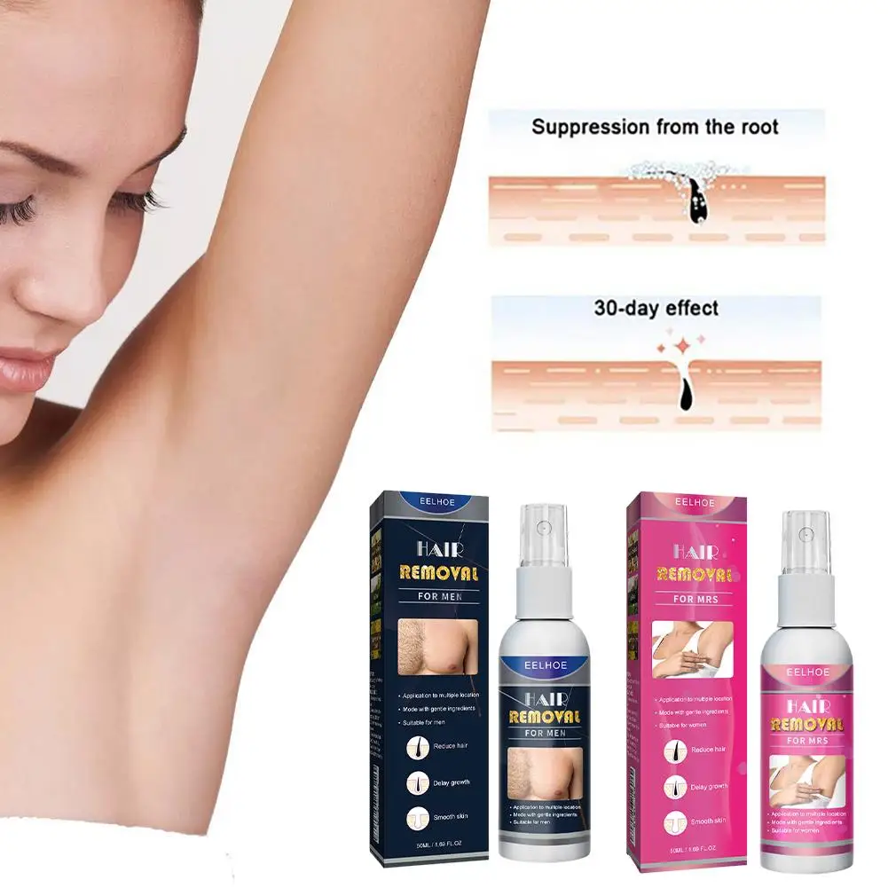 

50Ml Hair Removal Spray Armpit Leg Arm Hair Removal Sensitive Muscles Irritating Body Inhibitor Non Available Mild S7P2