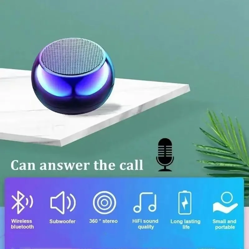 M3 Flash Wireless Bluetooth Speaker Portable Small Steel Gun Metal Heavy Subwoofer Outdoor Mini Bluetooth Small Speaker bluetooth speaker,outdoor speakers