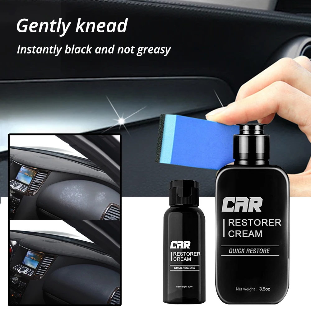 Car Restorer Paste 100ml Auto Plastic Leather Refurbishment Agent