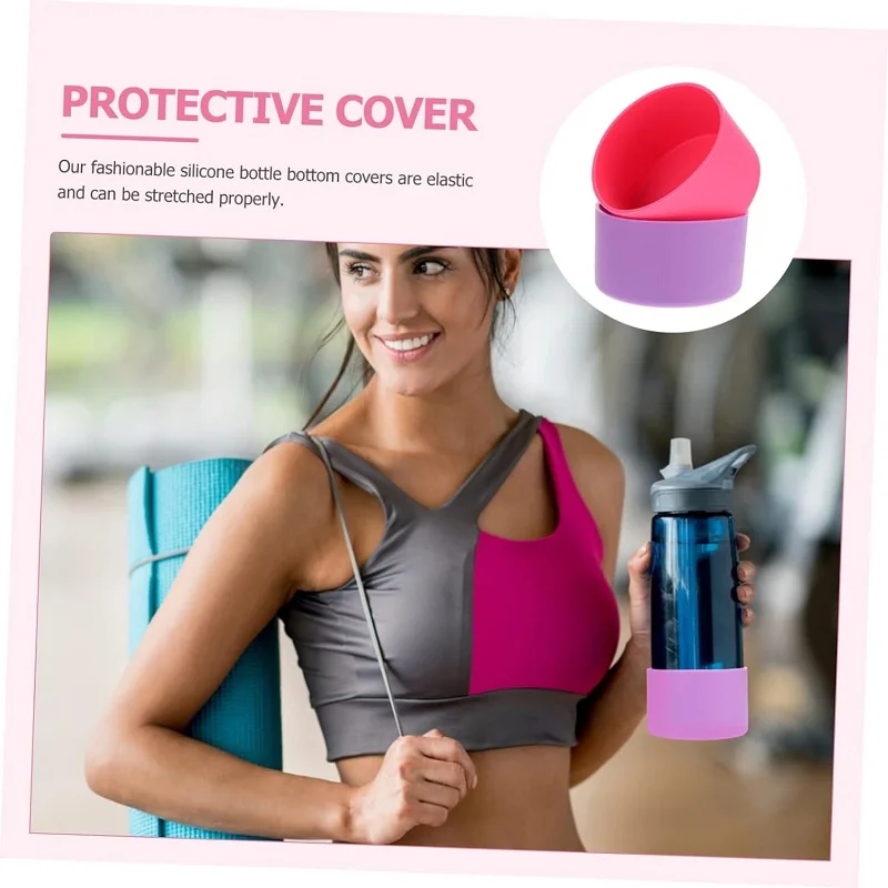Silicone Water Bottle Boot for Owala 24oz 32oz 40oz, Anti-Slip Protective Sleeve Bottom Bumper Protector for FreeSip,Twist,Flip