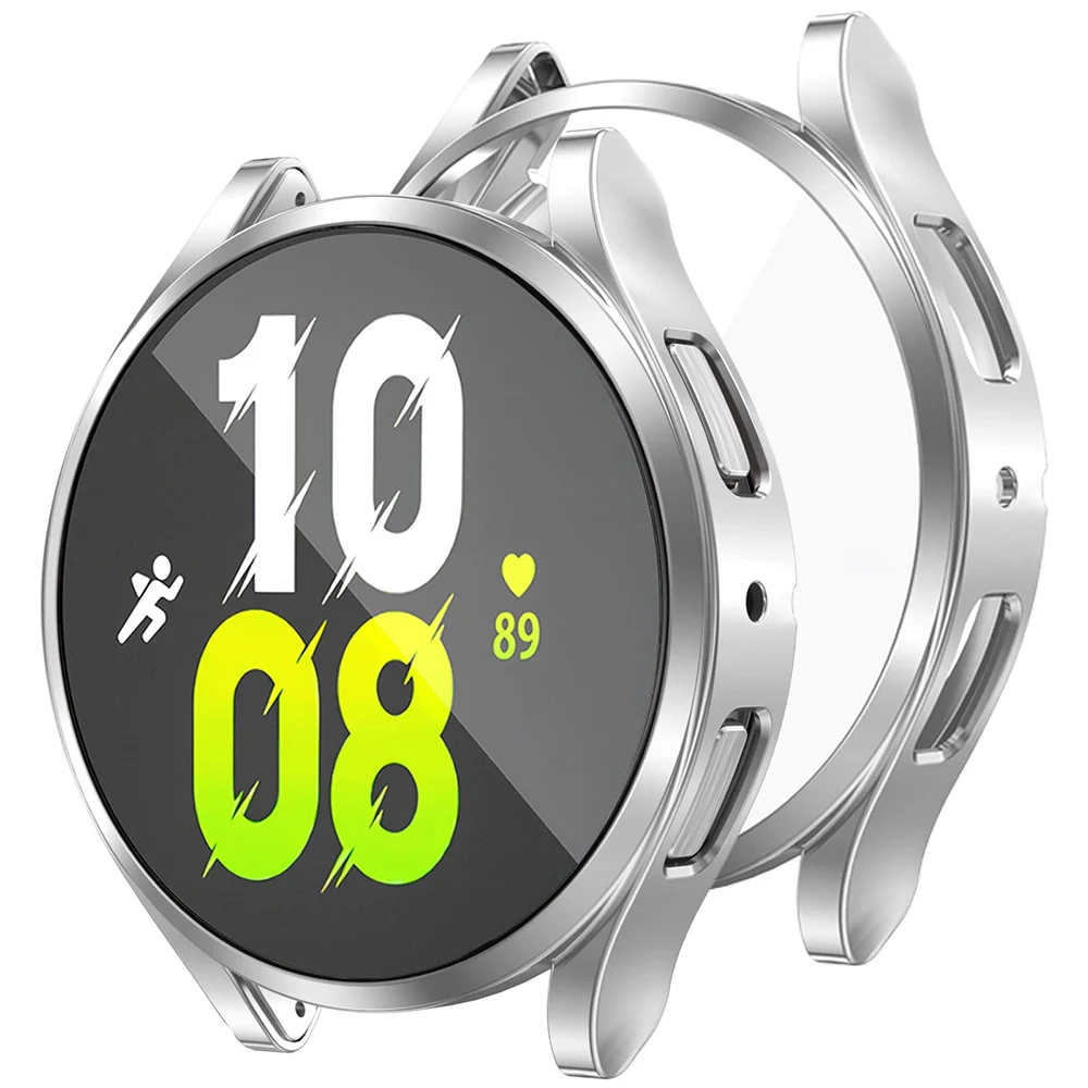 Custodia Per Samsung Galaxy Watch 6 44Mm 40Mm Proteggi Schermo Placcato Tpu All-Around Bumper Shell Galaxy Watch 6 40Mm 44Mm Cover