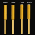 4pcs Gold 4.8mm