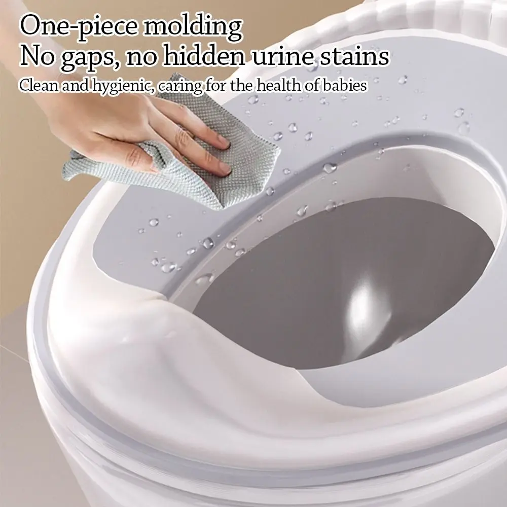 Ready To Use Kids Toilet Seat Lightweight Plastic Children Potty Seat with Backrest Sturdy Potty chair Independent Toileting