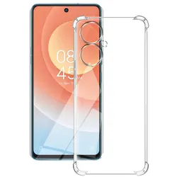 Clear Shockproof Silicone Phone Cover - Transparent Protective Case for Tecno Camon 19 Neo (Shockproof Case)