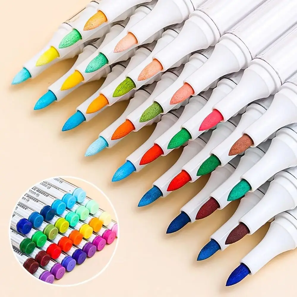 9-Colors Marker Pen Art Stationery Drawing/Painting/Graffiti Art Felt ...