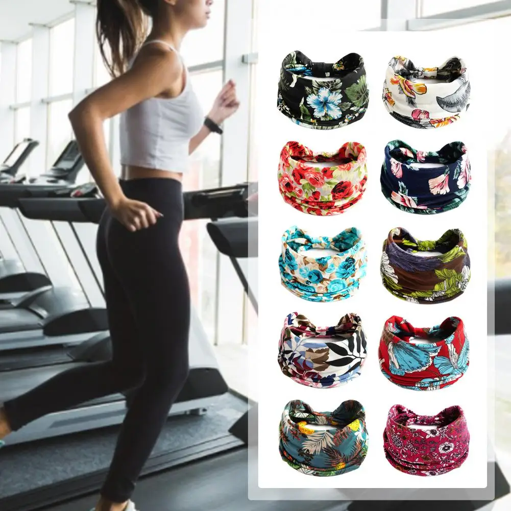 

Exercise Headband Multi Styles Sports Headband All Match Stylish Good Stretch Anti Skid Gym Headband for Sports