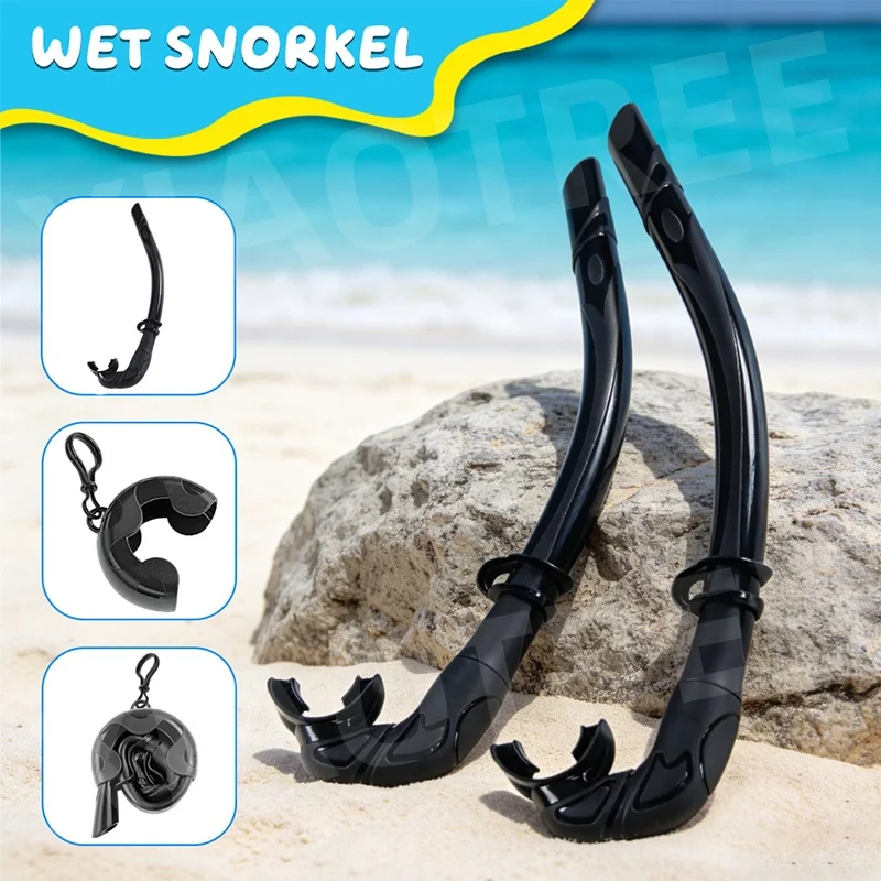 Snorkel in Silicone Morbido Portatile Pieghevole
