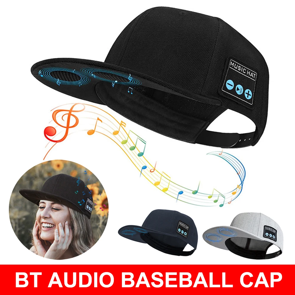 New Multi-functional Outdoor Hat with Bluetooth Speakers Detachable Wireless Adjustable Music Baseball Cap Running Sports Gift 2 S80fbbcb2a71d4cc38112ac498106da88O