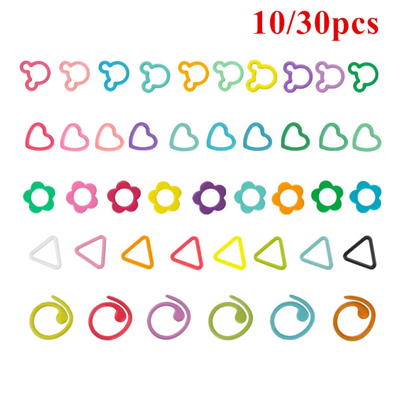 Benlay 380 Pezzi di Marcatori per Maglia a Forma di Anello, Anelli per Maglia Colorati (S/M/L) con Scatola Portaoggetti Portatile per Cucito, Uncinetto, Lavori a Maglia, Artigianato