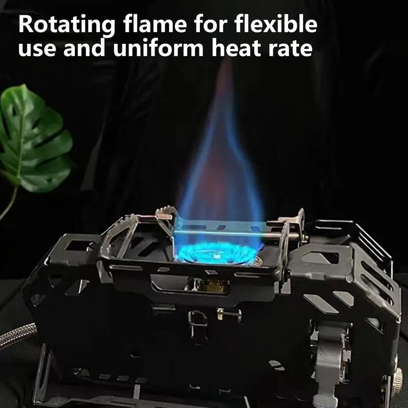 Mini Réchaud à Bois Portable Amovible en Acier Inox avec Sac Poêle à