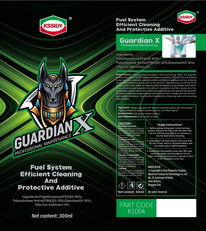 GUARDIAN Carbon Removal Fuel Additive & System Cleaner with 50% High PEA Formula