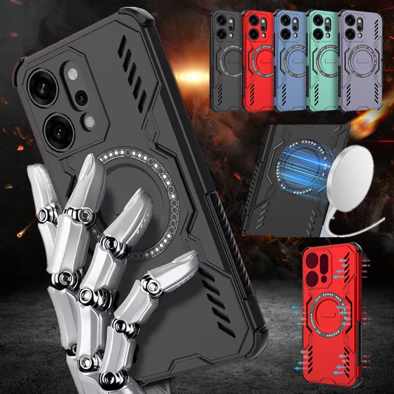 Advanced Heat Dissipation Magnetic Wireless Charging Case with Lens Protection
