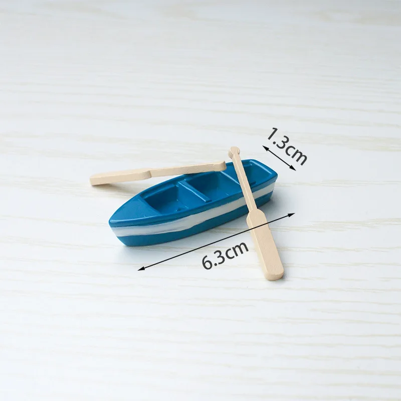 1:12 Dollhouse Miniature Metal Fishing Rod Model Doll Life Scene Decoration Mini boat Mini beach chair Gift Dolls Accessories 
