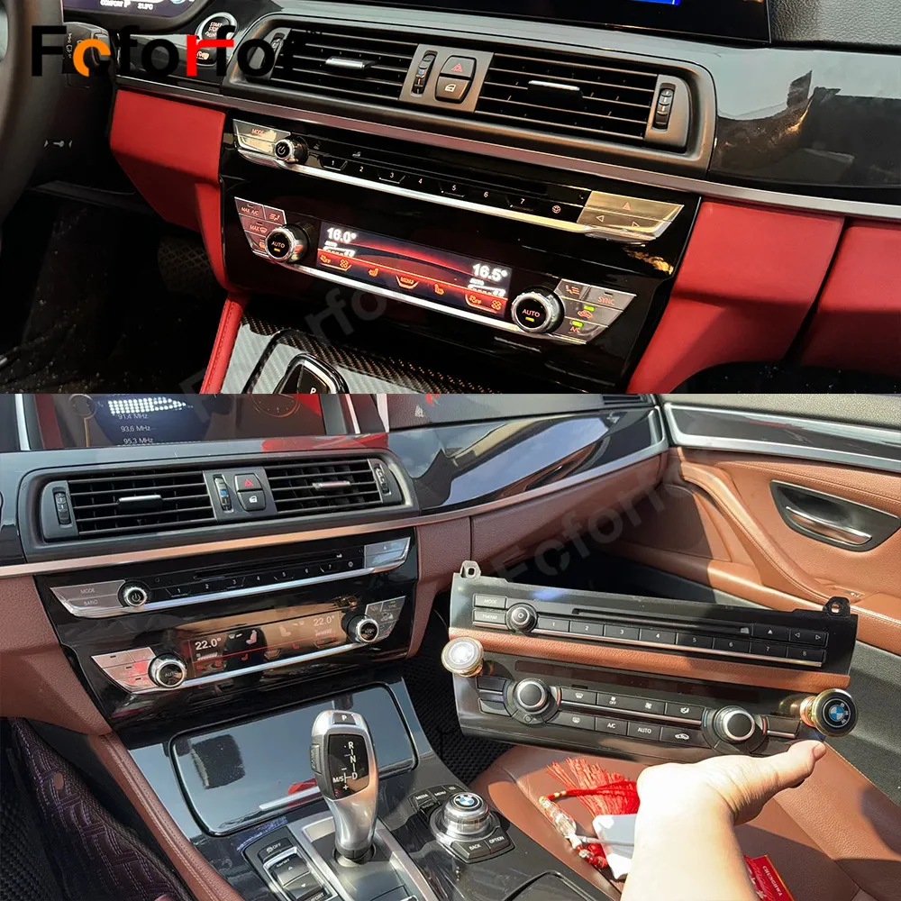 

Upgrade G38 LCD AC Panel For BMW 5 Series F10 F18 2013-2019 Touch Screen Car Climate Control Panel