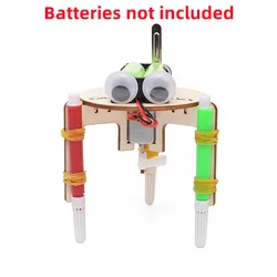DIY Graffiti Robot Science Kit for Children - Creative Educational Assembling Toy (1Pcs)