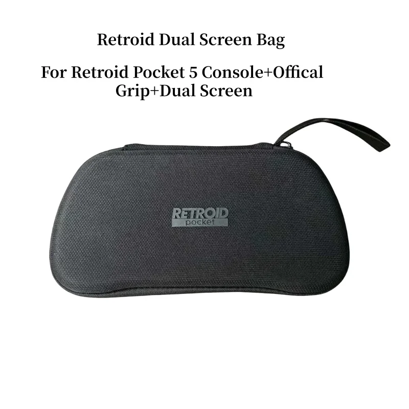 Original Retroid Pocket Dual Screen Bag Handhled Carrying Case For RP5 Console With Offical Grip Extend Screen Storage Box