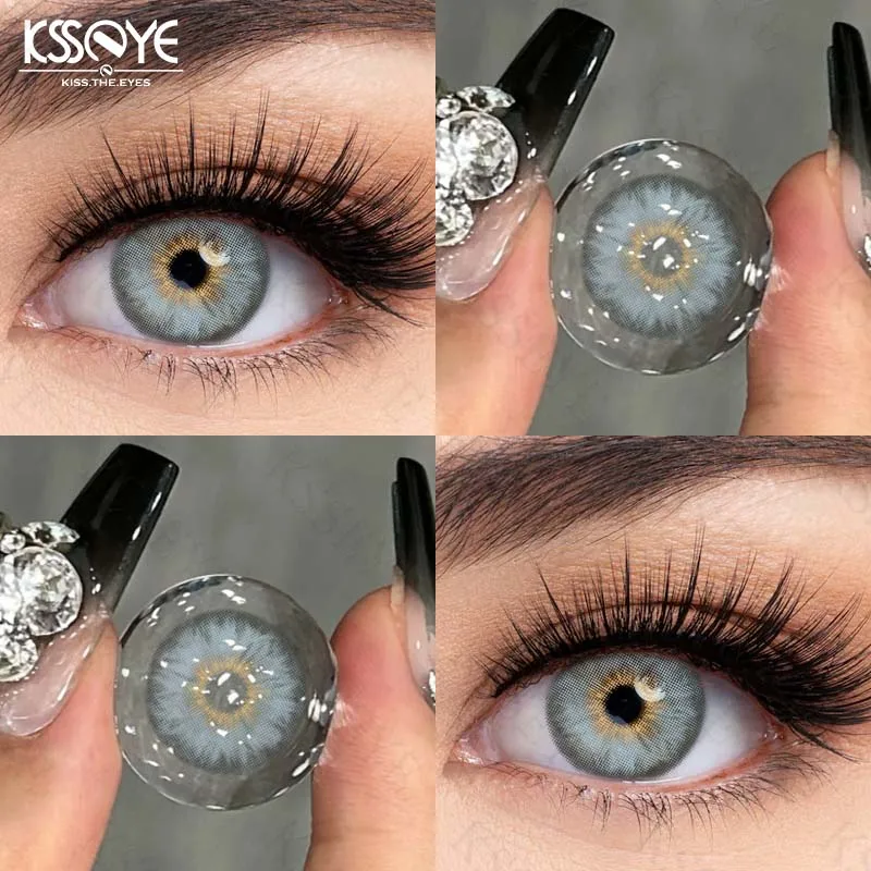 Close-up van lens in doosje