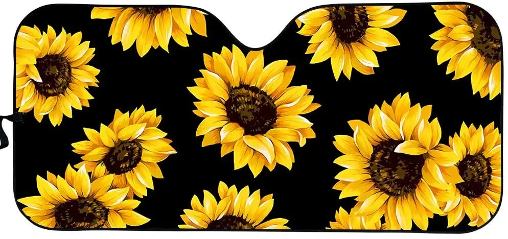 

Car sunshade JoyLamoria Sunflower Car Windshield Sun Shade Front Window Visor Sunshade Universal Fit, Protect
