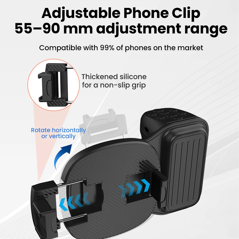 Wireless Bluetooth Stabilizer with Selfie Controller & Fill Light