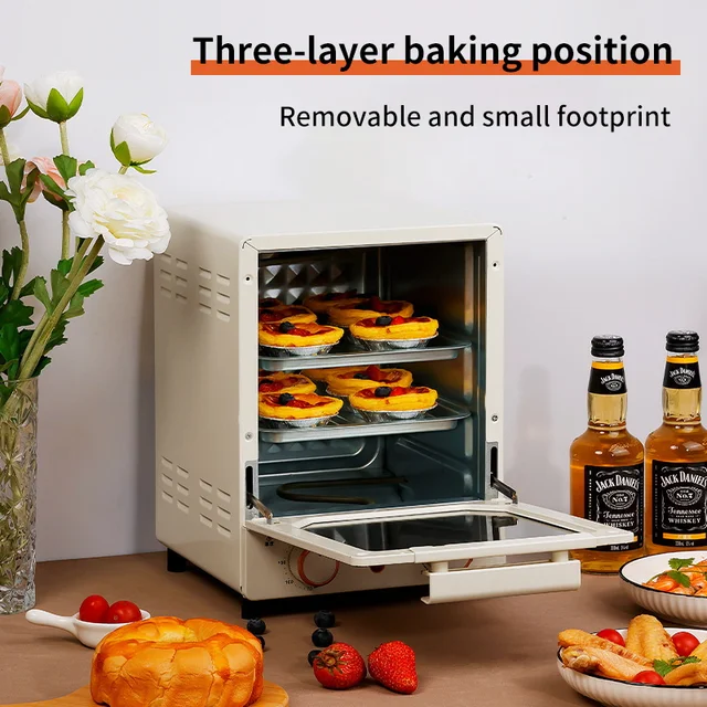 12L Large Capacity Electric Air Fryers Toaster Oven mechanical Household Kitchen 360°Baking Convection Oven Deep Fryer Oil free 2