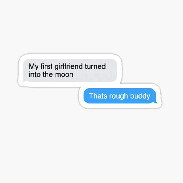 

Thats Rough Buddy Quote 5PCS Stickers for Print Cute Home Window Room Car Background Living Room Decor Anime Luggage Wall