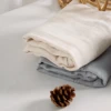 HappyFlute New 1PCS Solid Colour Skin-friendly Bamboo Cottoon Fabric 110*120cm Newborn Multi-purpose Quick Dry Swaddle Blanket 3
