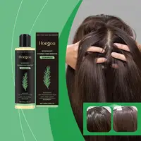Shampoing pour la croissance des cheveux au romarin, huile de romarin biologique pour la croissance des cheveux, shampoing épais Anti-perte naturel pour cheveux amincissants, 1/2 pièces 4