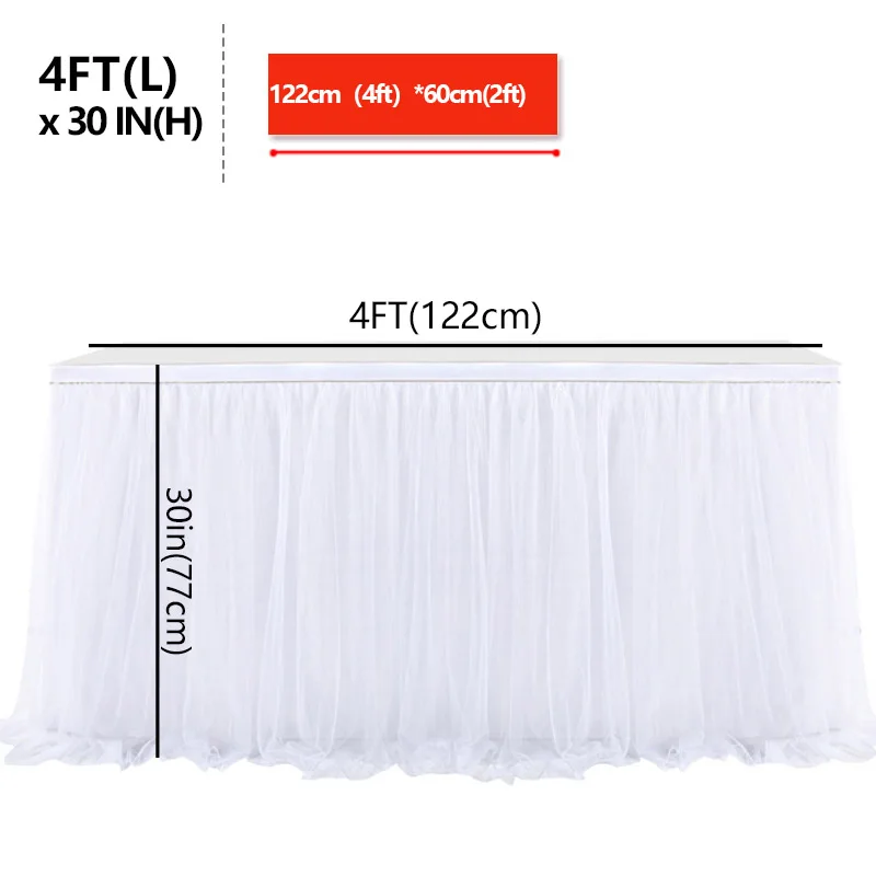4FT white